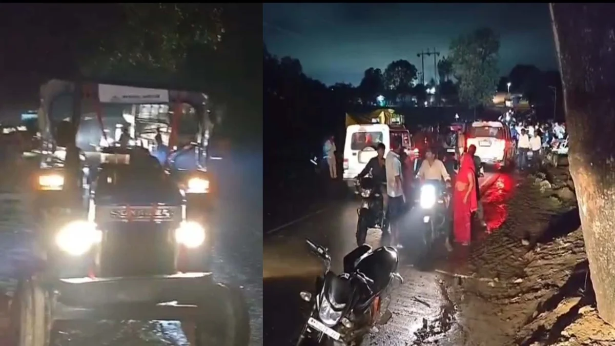 सिंगरौली जिले में फिर हुआ सड़क हादसा, हादसे के बाद महिला की मौत, ग्रामीणों ने कर दिया हंगामा, देखे वीडियो