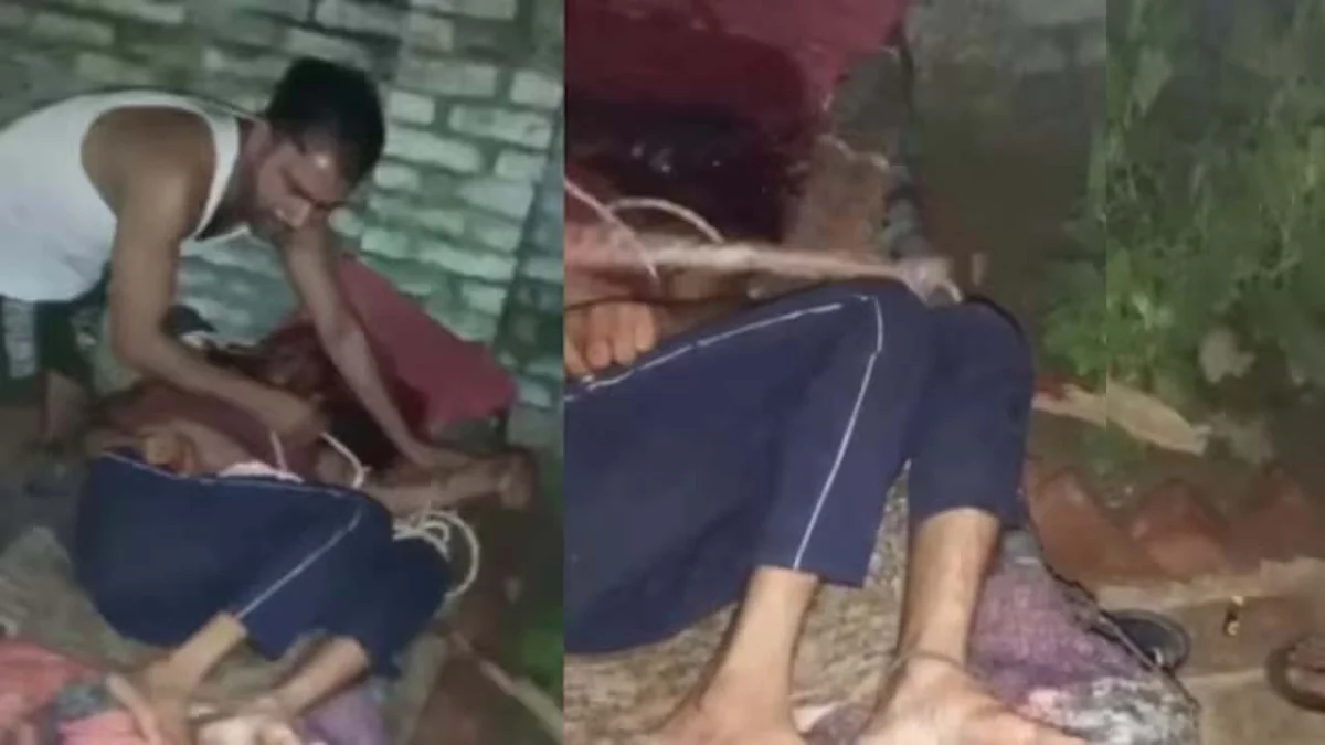 पत्नी ने पति के साथ की रात भर हैवानियत, चारपाई में बांधकर लगा दिया करंट
