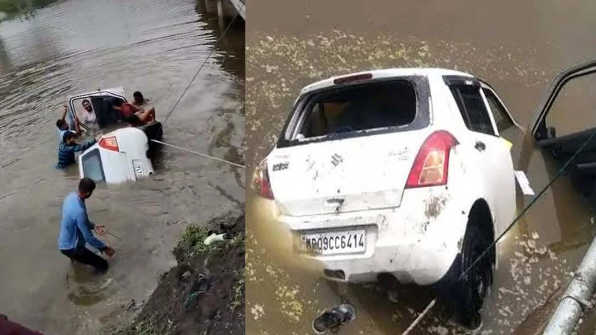  डेम में गिरी कार हादसे में 5 लोगों की मौत